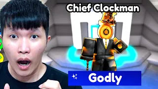 WOW! AKU DAPET GODLY CHIEF CLOCKMAN DI TOILET TOWER DEFENSE ROBLOX