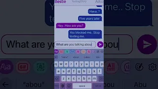 You backstabbed me...||texting story|| This makes me cry all the time 😭