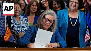 Arizona Gov. Katie Hobbs' signing of abortion law repeal follows political fight by women lawmakers