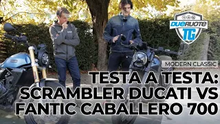 Scrambler Ducati 800 vs Fantic Caballero 700: testa a testa!