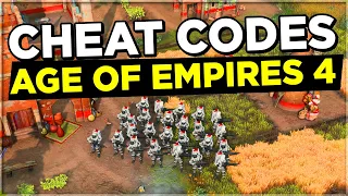 Age Of Empires 4 - All Cheat Codes!