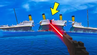 CORTEI O TITANIC NO MEIO! (TEARDOWN)