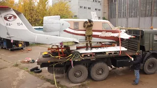 Перевозка "Молнии-1" в ЦМ ВВС 04.10.2018