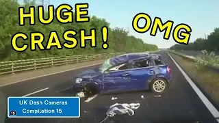 UK Dash Cameras - Compilation 15 - 2019 Bad Drivers, Crashes + Close Calls