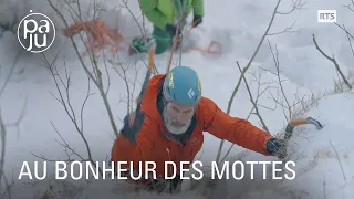 Ils ouvrent des voies d'escalade et partagent une passion commune pour le dry tooling