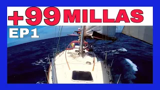 EP1 🙋‍♂️ Solo Sailing (+115 Miles) nonstop. How to sail with the wind of the tail