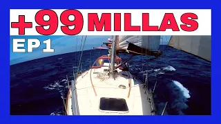 EP1🙋‍♂️ Navegación a Vela en Solitario (+115 Millas) sin escalas. Como navegar con viento de popa