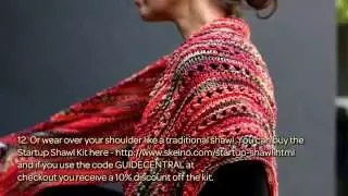 How To Knit A Shawl For Fall With Skeino - DIY Crafts Tutorial - Guidecentral & Skeino