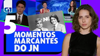 5 momentos que marcaram os 52 anos do Jornal Nacional l TOP TBT l G1