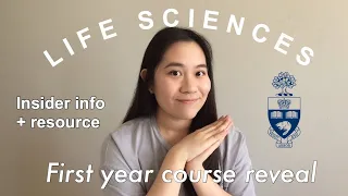 UofT 101: REVEALING courses I took in FIRST year (Life Sciences, Tips/Resource, Breadth Requirement)