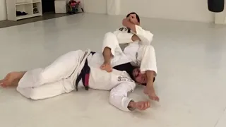 A segunda aula de jiu jitsu