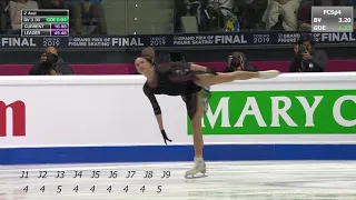 SLOW Motion + Scores Alina Zagitova SP GP Final 2019 | Алина Загитова КП Финал Гран-При 2019