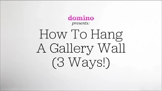 How To Hang A Gallery Wall (3 Ways!)