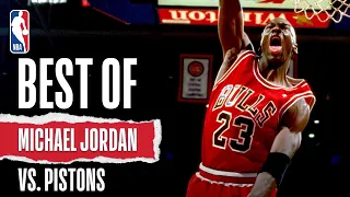 MJ's BEST Battles Against The Bad Boy Pistons!