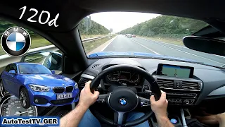 BMW 120d M-Sport Paket | 190 PS | Onboard POV Drive | Manual Gearbox | AUTOBAHN | AutoTestTV_GER