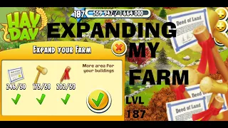 Hay Day - Expanding My Level 187 Farm