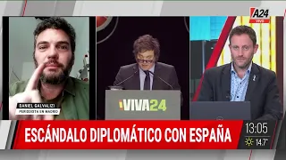 ✋ Escándalo diplomático con España: "Javier Milei llamó corrupta a la esposa de Pedro Sánchez"