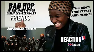 BAD HOP - Friends feat. Vingo, JP THE WAVY, Benjazzy, YZERR & LEX (Official Video) | REACTION [SUB]