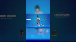 BUYING THE SAKURA X SASUKE BUNDLE | FORTNITE X NARUTO #shorts