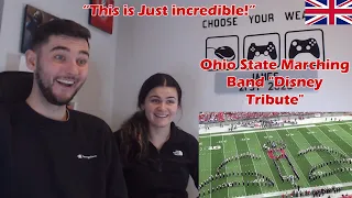 British Couple Reacts to Ohio State Marching Band "Disney Tribute"Halftime vs Buffalo