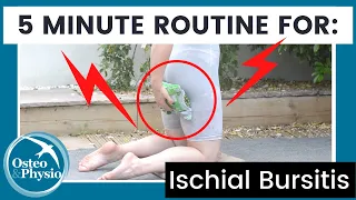 Our full 5 minute guided routine for ISCHIAL BURSITIS!