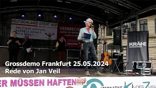 Grossdemo Frankfurt 25.05.2024 - Rede von Jan Veil