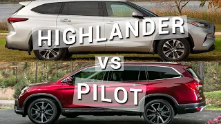 Comparison: 2020 Toyota Highlander vs 2020 Honda Pilot