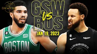 Golden State Warriors vs Boston Celtics Full Game Highlights | Jan 19, 2023 | FreeDawkins