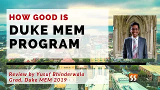 Duke MEM Program Review by Yusuf - Scholar Strategy