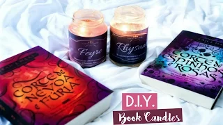 Book Candles - Como fazer velas perfumadas inspiradas em livros | Corte de Névoa e Fúria