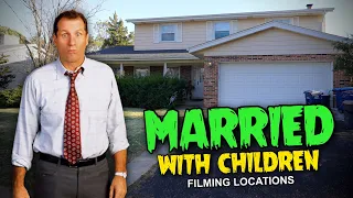 Married With Children TV SHOW Intro Filming Locations - Al Bundy's House and Fountain   4K