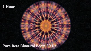 Pure Beta Binaural Beats 20 Hz [1 Hour]