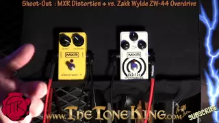 Randy Rhoads vs. Zakk Wylde - Shoot-Out b/t MXR Distortion+ and Wylde Overdrive 30 Pedals Day #12