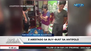 2 arestado sa buy-bust sa Antipolo