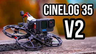 The BEST GoPro CINEWHOOP just got BETTER! GEPRC Cinelog 35 V2 Review!