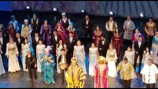 Sharon D Henderson sings with Harmonic Rythms and the Kazakhstan Choir