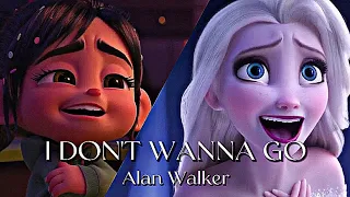 I Don't Wanna Go - Alan Walker (Elsa and Vanellope)