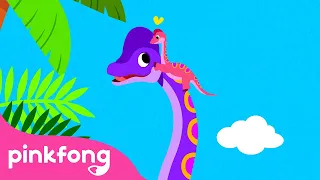 Brachiosaurus yang lapar! | Lagu & Kartun Dinosaurus | Lagu Anak Indonesia | Pinkfong dan Baby Shark