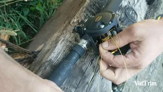 How To put Braided line straight on your reel.