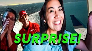 I FLEW ACROSS THE WORLD TO SURPRISE MY PARENTS | (21 hour trip)