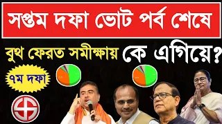 লোকসভা ভোট 2024💥সপ্তম দফা ভোট শেষে কে এগিয়ে?বুথ ফেরত সমীক্ষা😍West Bengal Final Opinion Poll 2024