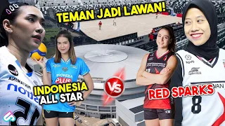 YOLLA YULIANA SIAP ADU PUKUL DENGAN MEGATRON! Arena Lokasi Pertandingan Voli Red Sparks VS Indonesia