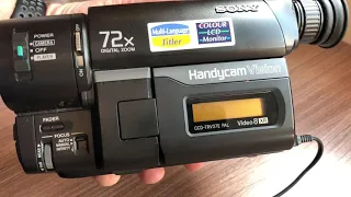 CCD-TRV27E Sony Handycam Camera PAL System 8mm tape