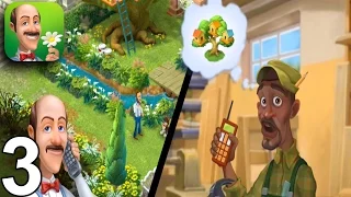 GARDENSCAPES NEW ACRES Walkthrough Gameplay Part 3 - Day 3 (iOS Android)