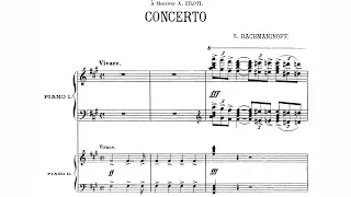 Rachmaninoff - 1st Piano Concerto: 1891 version - sheet music