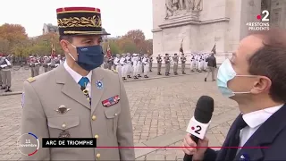 Cérémonie 11 Novembre 2020 : ITV France 2 du Gouverneur Militaire de Paris