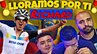 ❤COLOMBIANOS🇨🇴 lloran con el padre de Richard carapaz🥇🚴‍♂️ @soymachito @inspiración