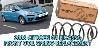 2008 CITROEN C4 PICASSO FRONT SPRING REPLACEMENT