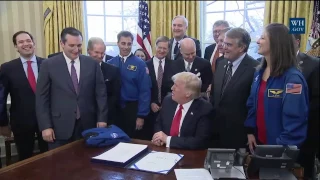 President Trump Signs S.442 - Space Exploration