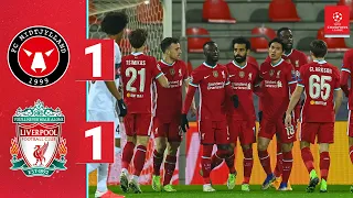 Highlights: FC Midtjylland 1-1 Liverpool | Record-breaker Salah scores again